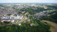 Dinan, le port et le viaduc