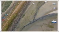sur la grêve de PortBail, Manche